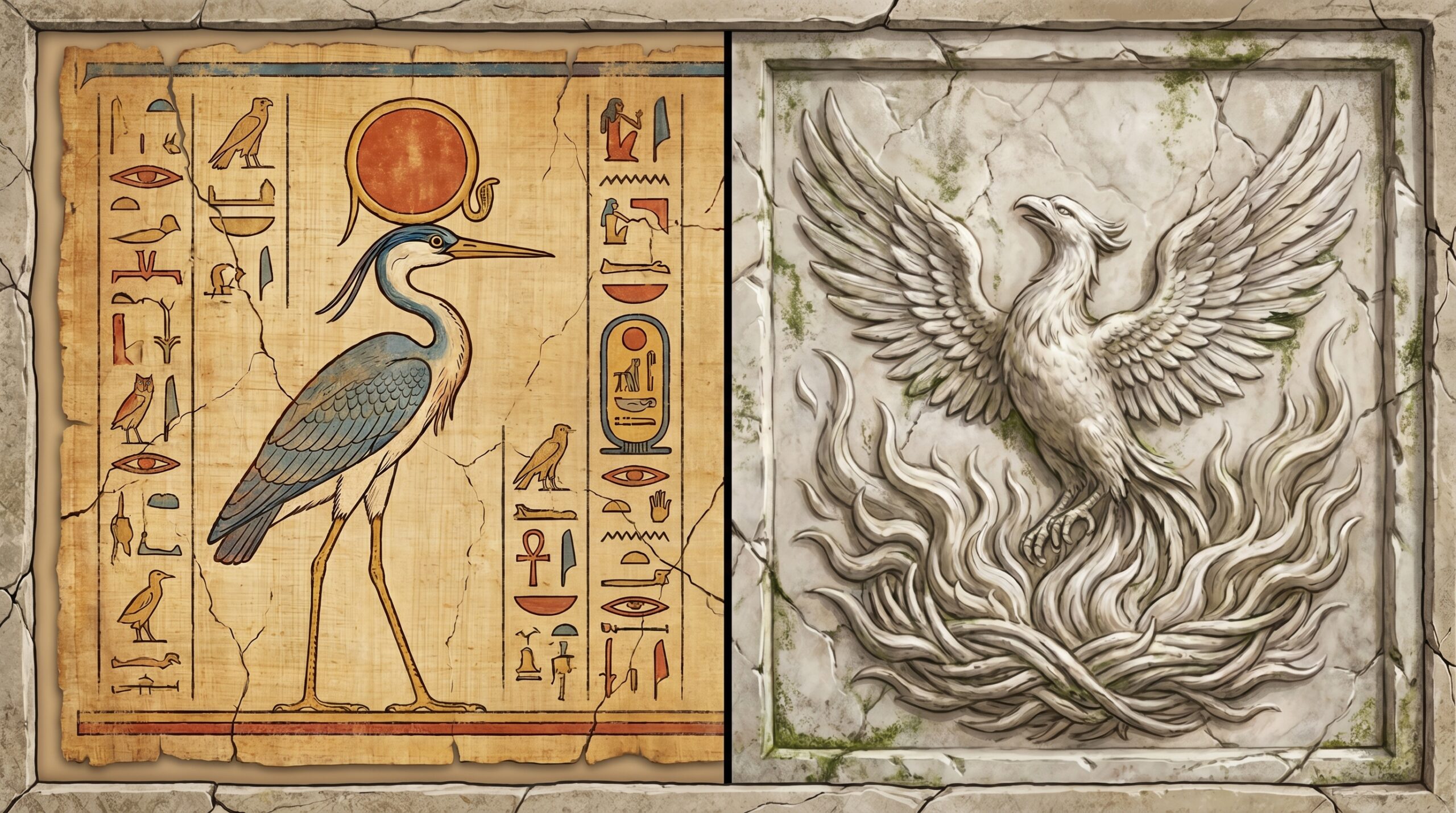 Uccello Bennu e uccello greco