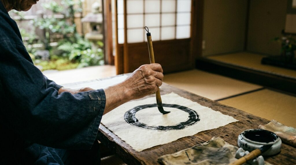 Significato del tatuaggio Ensō: il cerchio zen e ciò che rappresenta realmente
