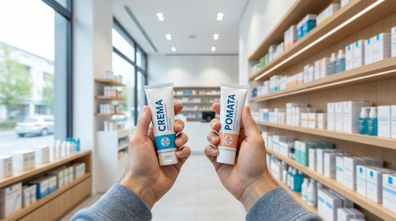 Composizione flat lay su una superficie di marmo. Gli oggetti includono un tubetto di Bepanthenol, una piccola scatola di Hustle Butter, una bottiglia di Tattoo Defender e un tubetto di Cicaplast di La Roche-Posay. Attorno a questi, elementi naturali come un rametto di lavanda e un piccolo pezzo di burro di karité. Un'estetica pulita e "instagrammabile" per un blog di lifestyle.